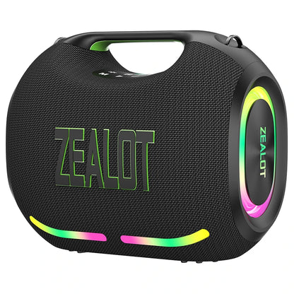 ZEALOT-ZE01 120W Big Power Wireless TWS Subwoofer Bluetooth Speaker High Volume Waterproof Portable Mobile Power HIFI Sound Qual