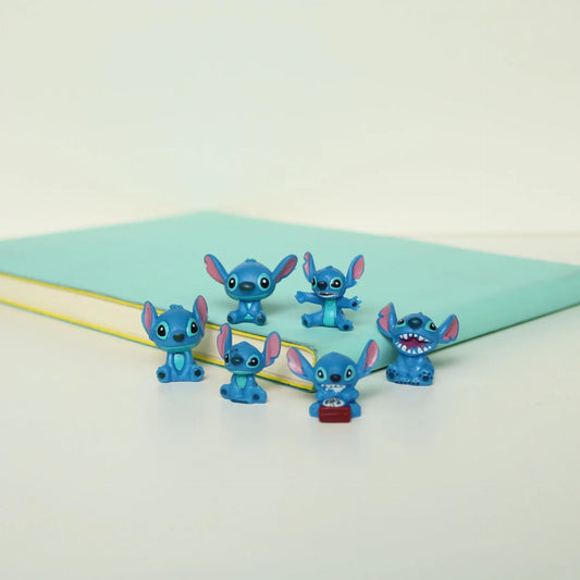 12Pcs MINI Stitch Anime Figurine Dolls 3CM Cartoon Lilo and Stitch Action Figures Collectible Decoration Model Toys Kids Gift