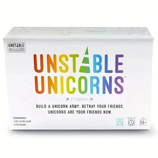 UNICORNS BOARD CARD Game Multiplayer Interactive Game English Version Card Game Family Entertainment Party Games