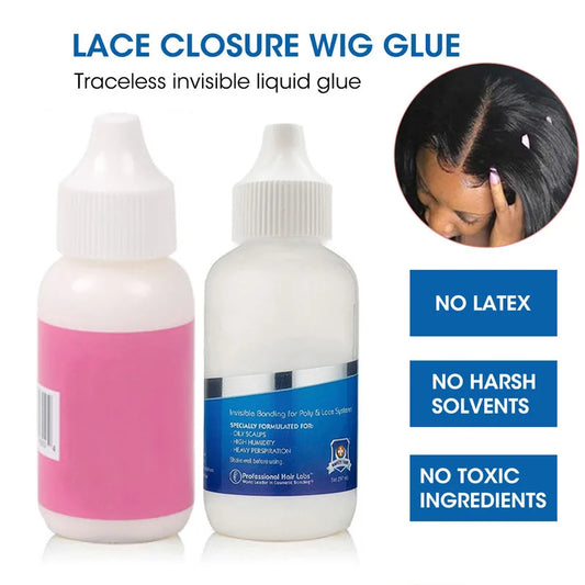 Strong Keep Wig Glue Waterproof Extra Hold Super Sticky And Sweatproof Front Lace Wig Glue White Color Cold Glue For Wigs