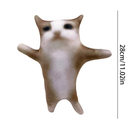 TinicooCat Happy Cat Plush Toy Movie Stuffed Animal Cute Cat Plush Interactive Cat Plush Animal Happy Cat Kids Toy Birthday Gift