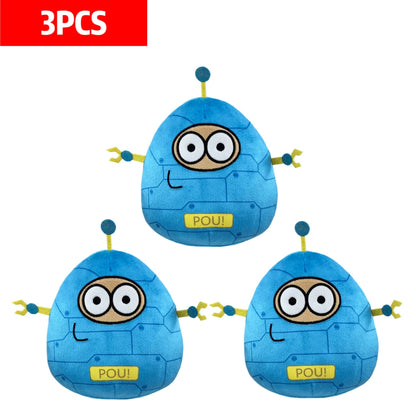 1/4Pcs My Pet Alien Pou Plush Toy Kawaii Alien Pet Doll Cute Pou Stuffed Toys Soft Pillow Plush Animal Gift Toys For Kids Girls