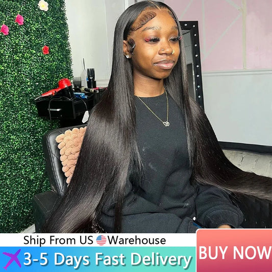 13x4 Bone Straight Lace Front Wig 30 40 Inch Lace Front Human Hair Wigs For Women 13x6 Brazilian Hair Glueless wigs Human Hair
