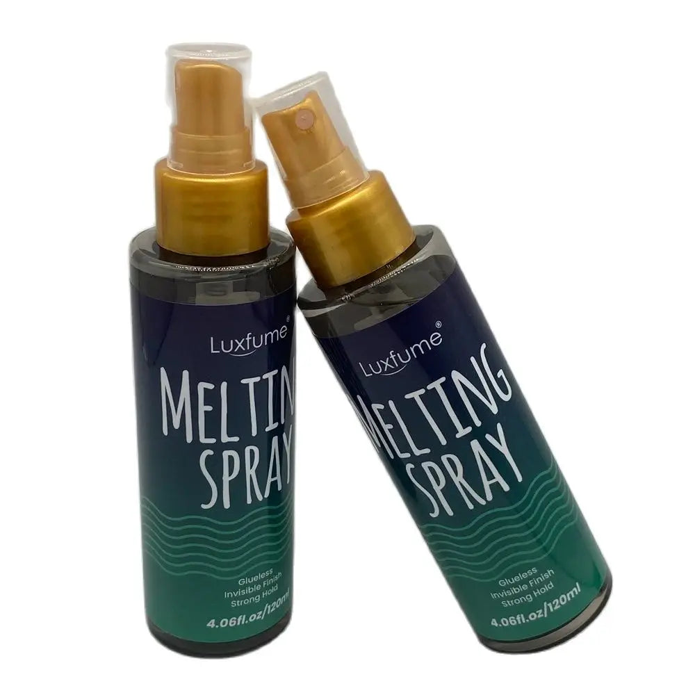 1 bottle Luxfume 120ml Lace Wig Glue Quick Drying Spray, Long Lasting, Invisible Lace, Natural Melting and Holding Mousse