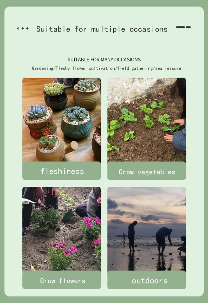 Multifunctional Garden Tool Shovel Dig Wild Vegetables Drive Sea Plant Flowers Shovel Soil Thickening Iron Hoe Weeding Shovel