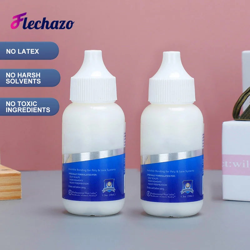 Strong Keep Wig Glue Waterproof Extra Hold Super Sticky And Sweatproof Front Lace Wig Glue White Color Cold Glue For Wigs