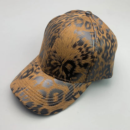 Cool Kpop Serpentine Letter Vegan leather Men Women Baseball Hats Cotton Fashion Breathable Streetwear Funny Sport Hip Hop Caps
