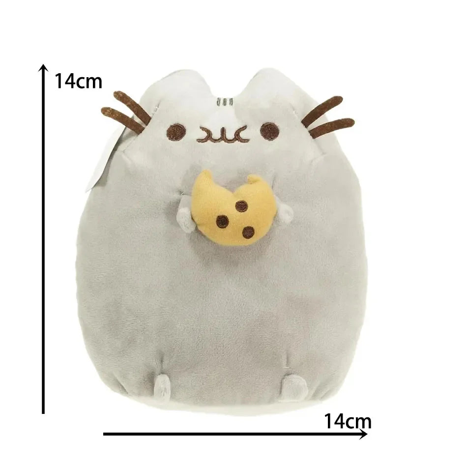 Multiple Pusheen Plush Throw Pillows Cute Home Bedroom Cartoon Stuffed Model Dolls Toys Girl's Room Decoration Christmas Gifts