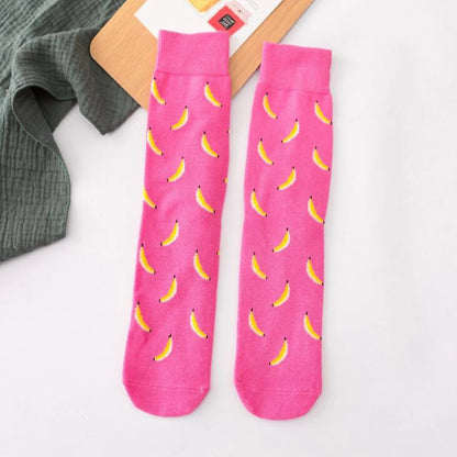 1 Pair Women's Cartoon Casual Cotton Harajuku  Skateboard Socks