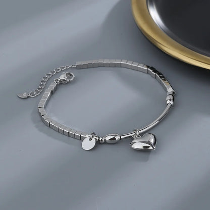 VENTFILLE 925 Sterling Silver Diamond-Studded Butterfly Bracelet Women's Fashion Temperament Flower Adjustable Bracelet