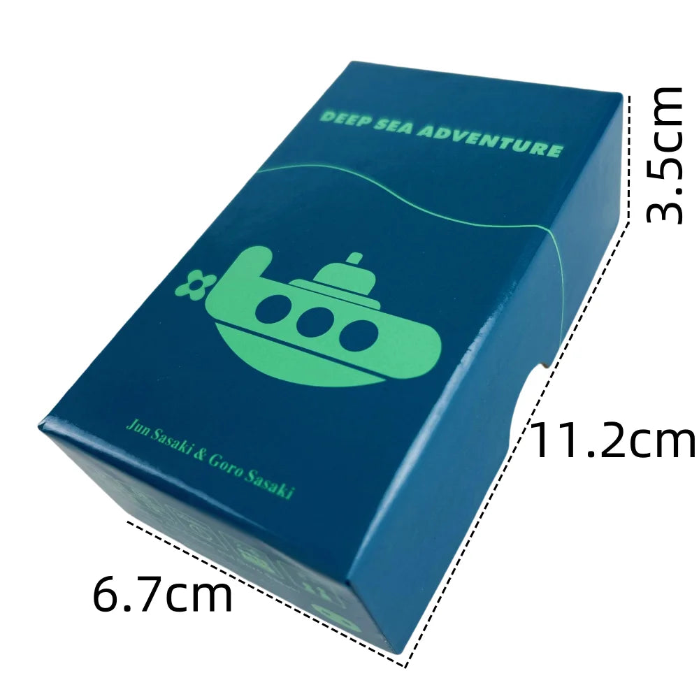 "Deep Sea Adventure" Family Gathering Game Card,Fun Card Game,Party Board Games