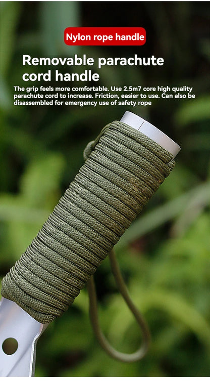 1PC Engineer Shovel Military Shovel Outdoor Multifunctional Folding Military Shovel Vehicle Camping Fishing Shovel Pickaxe