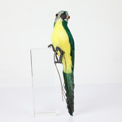 25/35cm Creative Handmade Simulation Parrot Animal Bird Garden Props Decoration Miniature Feather Lawn Doll Ornaments