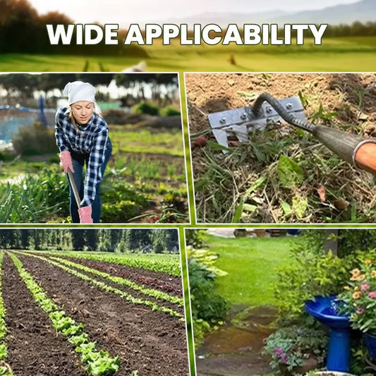 5/6/7/8 Teeth Agricultural Rake Soil Loosening Weeding Tool Manganese Steel Garden Weeding Rake Multi-use Agricultural Straw Hoe