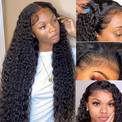 13x6 Hd Lace Frontal Wigs Loose Deep Wave Wigs Brazilian Women Curly Human Hair 30 40 Inch Deep Water Wave 13x4 Lace Front Wig