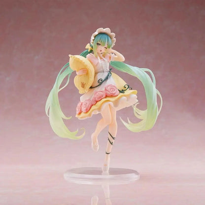 New Anime Miku Cute Kawaii Virtual Singer Miku Manga Statue Figurines Pvc Action Figure 15~25cm