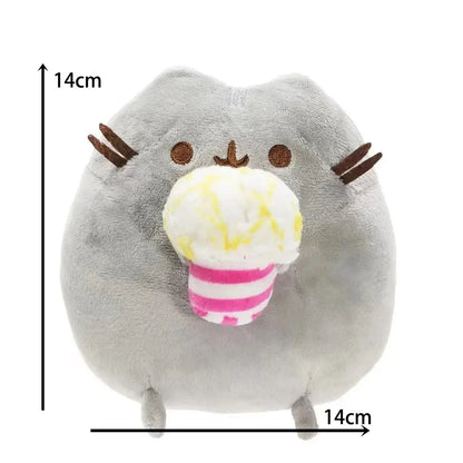 Multiple Pusheen Plush Throw Pillows Cute Home Bedroom Cartoon Stuffed Model Dolls Toys Girl's Room Decoration Christmas Gifts