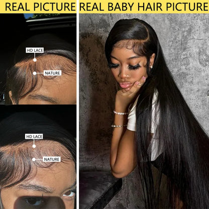 13x4 Bone Straight Lace Front Wig 30 40 Inch Lace Front Human Hair Wigs For Women 13x6 Brazilian Hair Glueless wigs Human Hair