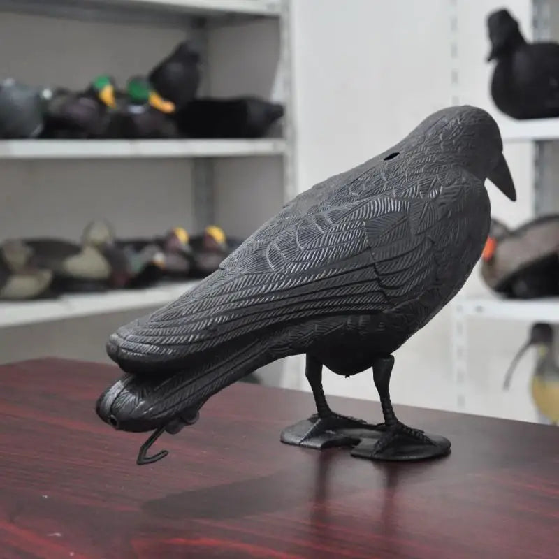 Decoracion Jardin ExteriorSimulation Black Crow Raven Bird Repellent Pest Control Pigeon Repellent Garden Decoration Outdoor