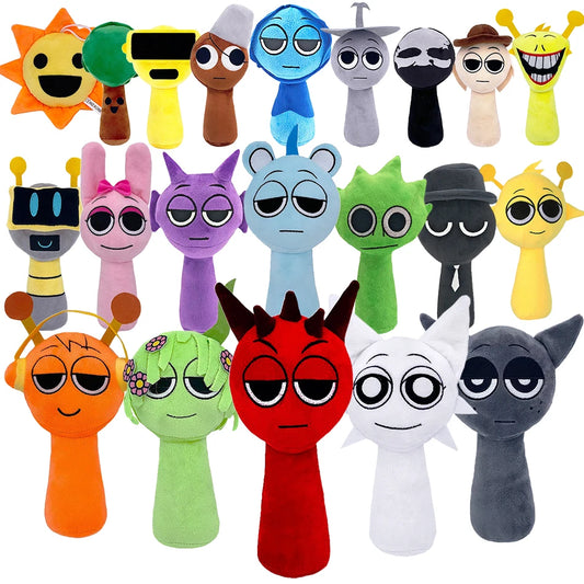New Sprunki Plush Horror Game Toys Cartoon Cute Soft Stuffed Pillow For Kid Birthday Christmas Gift Stuffed Children Dolls