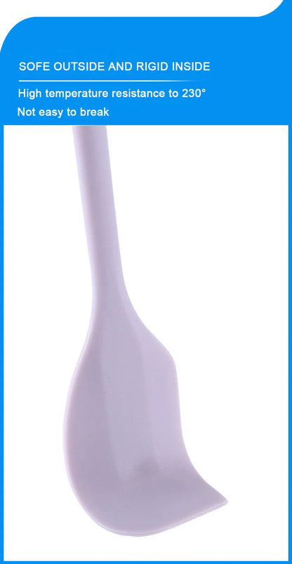 Silicone cream spatula Non-stick butter spatula Heat-resistant kitchen baking tools DIY cake baking tools