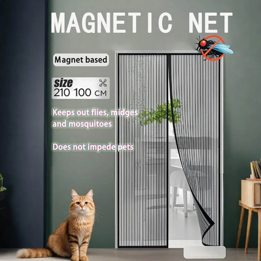 Anti-mosquito Curtain Mosquito Netss for Window Fly Screen Automatic Closing Door Household Ventilation Curtains Magnetic Net