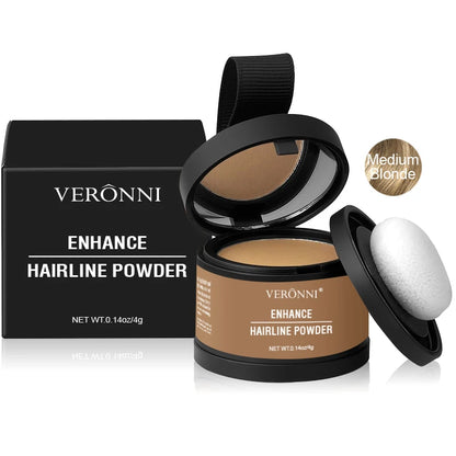 Hair Line Powder 4g Black Root Cover Up Natural Instant Waterproof Hairline Shadow Powder Hair Concealer Coverage 14 color