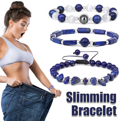 3pcs/Set Body-Purifying Amethyst Bracelet for Weight Loss, Yoga, and Meditation - Healing Stone Jewelry for Women and Men