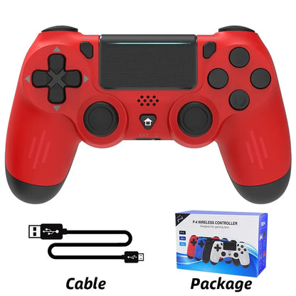 Bluetooth-Compatible Game Controller for PS4/Slim/Pro Wireless Gamepad For PC Dual Vibration Joystick For IOS/Android