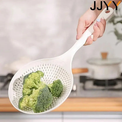 Large Colander Kitchen Large Noodle Spoon Long Handle Spoon High Temperature Non-stick Pan Colanders Strainers Kitchen Utensils