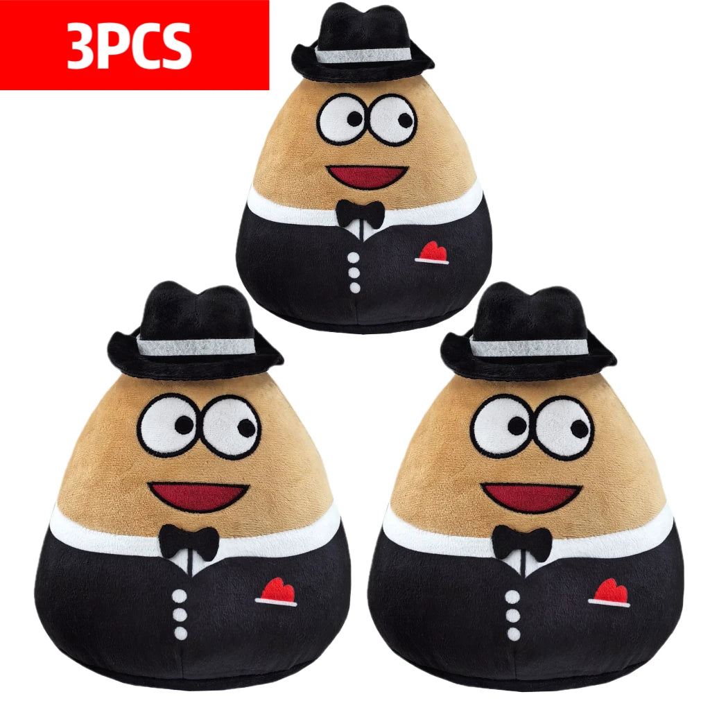 1/4Pcs My Pet Alien Pou Plush Toy Kawaii Alien Pet Doll Cute Pou Stuffed Toys Soft Pillow Plush Animal Gift Toys For Kids Girls