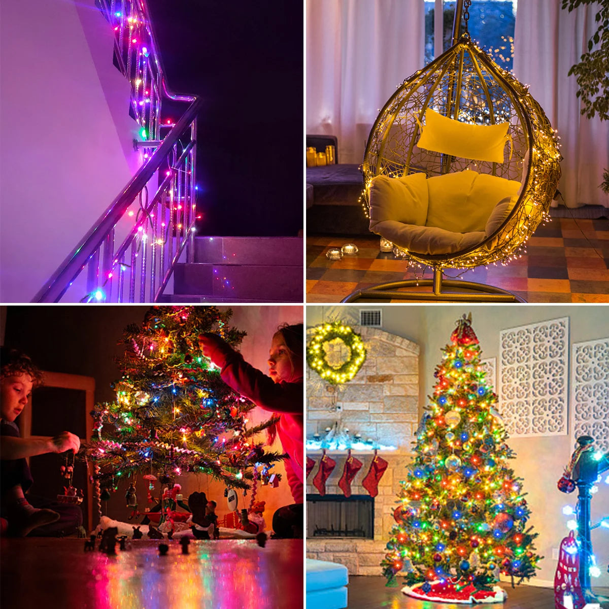 110V 220V Decorative String 50M 100M Led Fairy Lights Holiday Outdoor Lamp Garland For Tree Wedding Party Decoration
