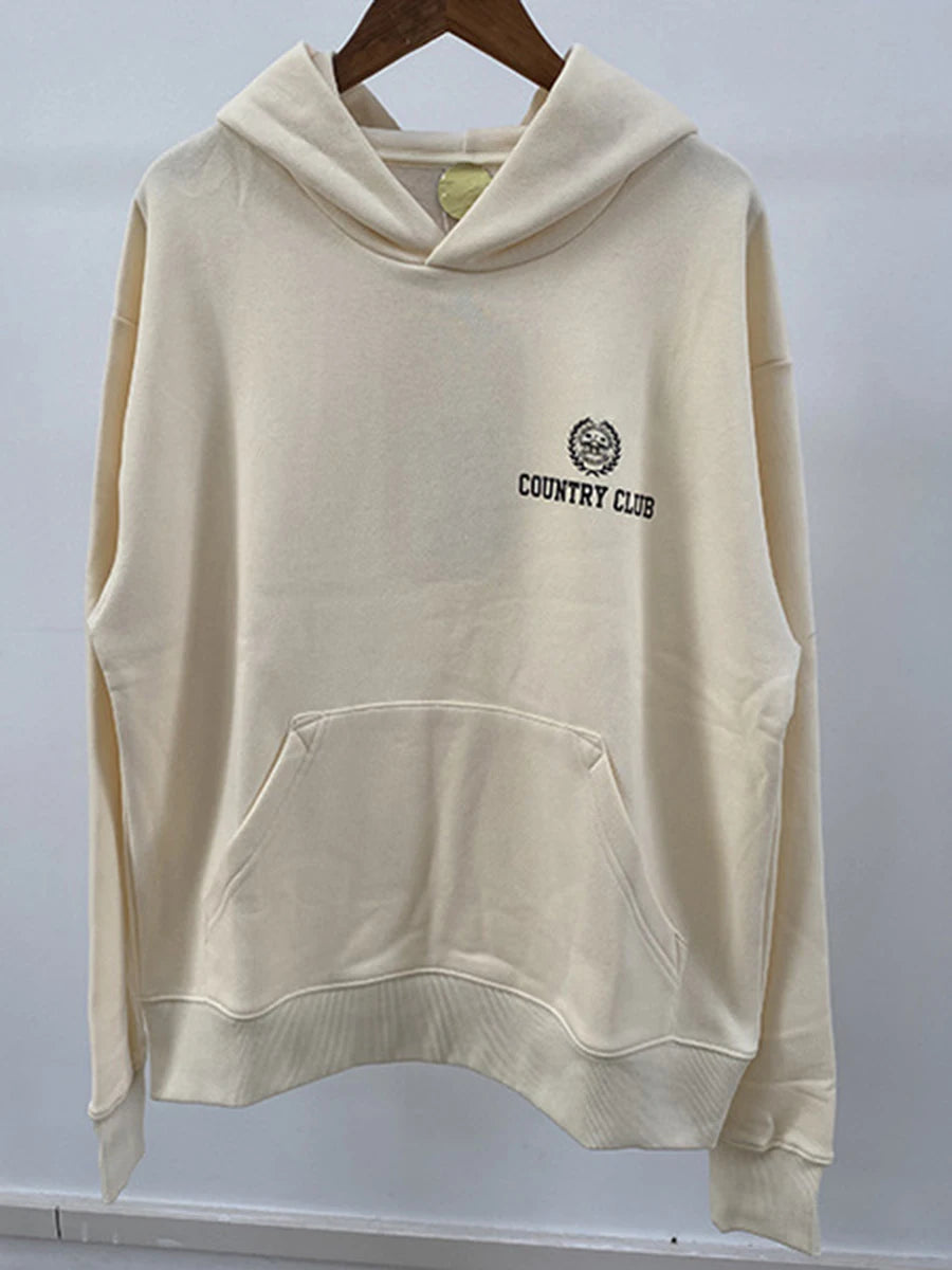 Letter Printed Sport Sweatshirts For Women Loose Casual Long Sleeve Hooded Sweatshirt 2024 New Streetwear Fashion Pullover Tops