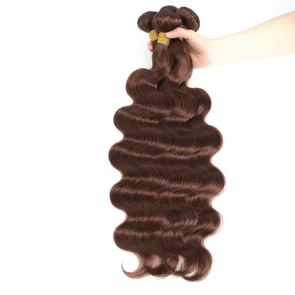 Hot Sale #4 Brown Body Wave Bundles 1/3/4 Brazilian Human Hair Weave Bundles Hair Extension Tissage Human Hair Bundles Remy Hair