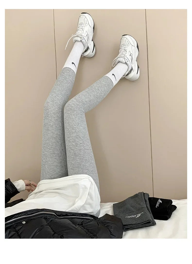 Ladies Winter Warm Thick Tights Thermal Leggings Fleece Lined Pants Skinny Long Johns Thermos Pantyhose Plus Size For Women