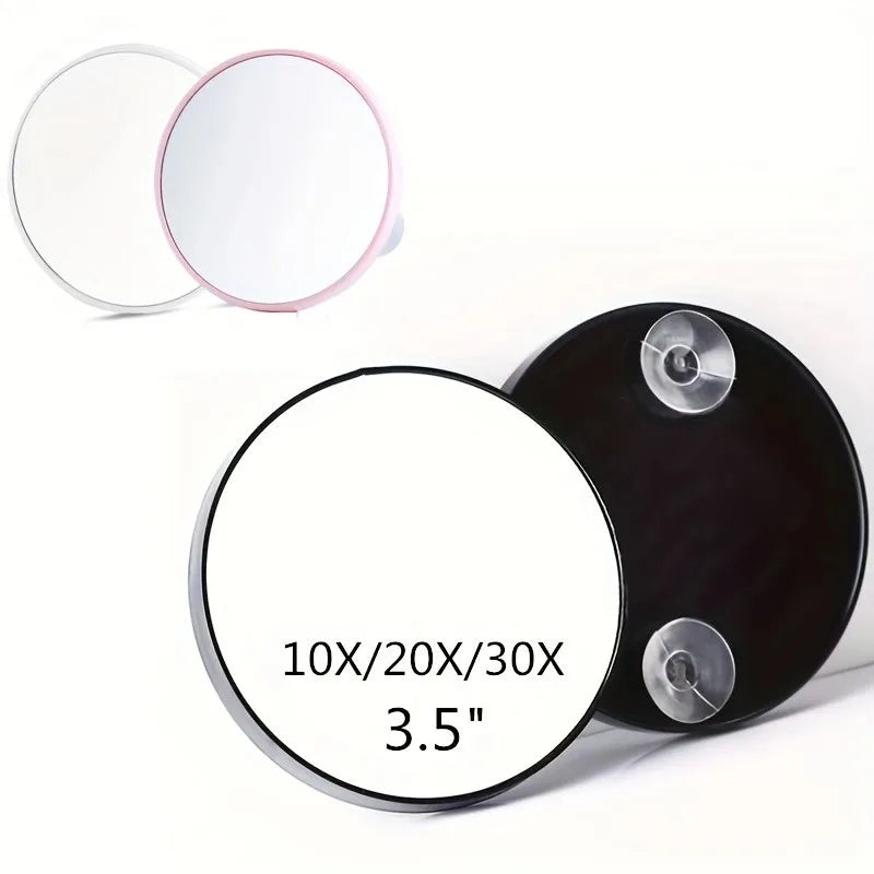 For Bathroom Makeup Mirror 10x20x30x Times Magnification Mirror With Suction Cup Blackhead Magnifying Remove Acne Pore SkinTool