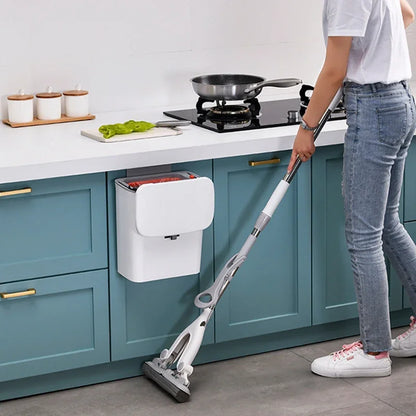 7/9L Wall Mounted Trash Can Household Galley Waste Bin Hanging Bathroom Trash Can With Lid Food Garbage Bin Kitchen Accessories