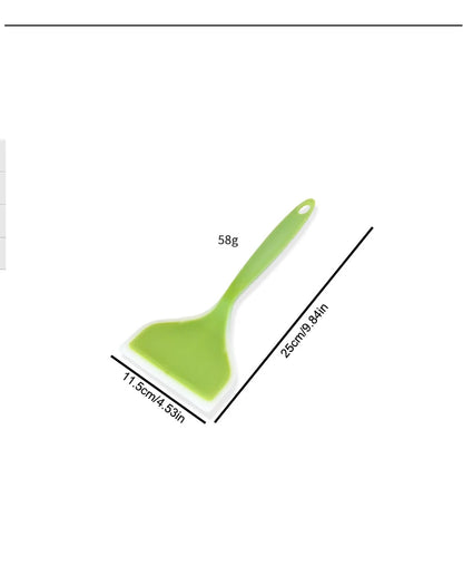 1PC Silicone Spatula Wide Mouth Non-stick Scraper Steak Beef Egg Cooking Spatula Pancake Baking Tools Kitchen Cooking Shovel