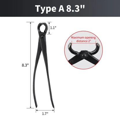 Onnfnag Profissional Root Cutter Bonsai Cutter Concave Edge Scissors Steel Bonsai Tools for Pruning Bonsai Tree Brunches Knots