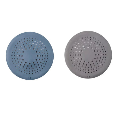 Shower Drain Hair Catcher Drain Cover Bathroom Tub with Suction Cup 5.9 Inches Silicone Sink Strainer Suit for Bathtub,