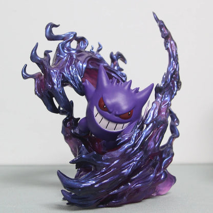 Pokemon Gengar Anime Figure Sun Snorlax Ghost Claw Action Figurine 18cm Pvc Statue Model Desk Decoration Collection Toy Kid Gift