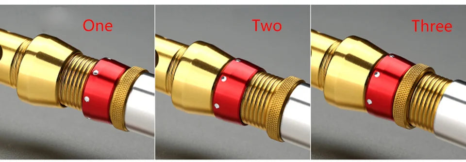 Yernea Short Sea Fishing Rods Fiber Telescopic Fishing Rod  99% Carbon 1.8-3.6M Spinning Telescopic Fishing Tackle Spinning Rod