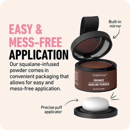 Hair Line Powder 4g Black Root Cover Up Natural Instant Waterproof Hairline Shadow Powder Hair Concealer Coverage 14 color