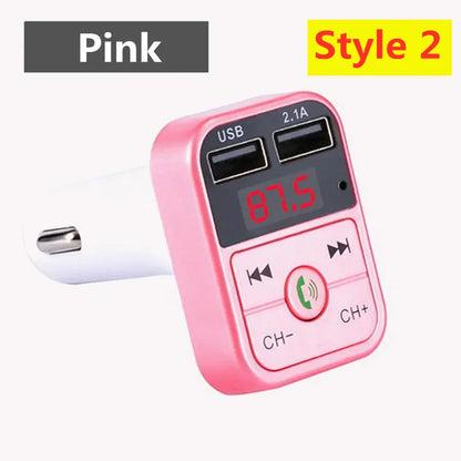 LED MP3 Car Bluetooth FM Audio Receiver Hands-Free Bluetooth 5.0 Transmitter 2.1A 3.1A QC3.0 PD Type C Dual USB Car kit Charger