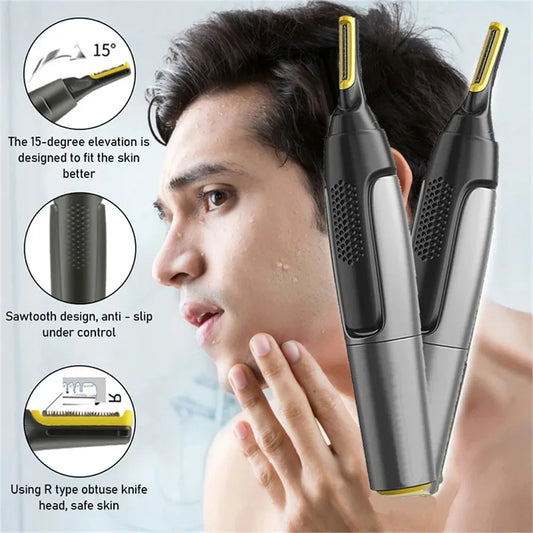 1PC Nose Hair Trimmer Electric Waterproof Hair Shavers Man Portable Nose Ear Hair Eyebrow Cutter Grooming Trimmer ﻿ ﻿