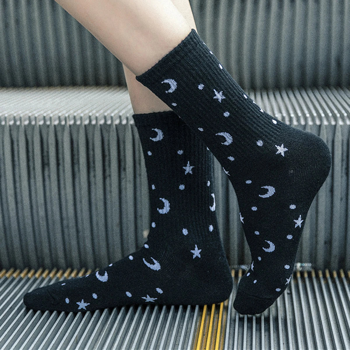 1 Pair Women's Cartoon Casual Cotton Harajuku  Skateboard Socks