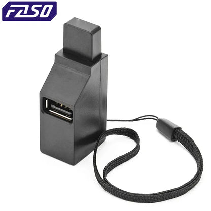FASO Usb HUB port hub USB 3.0 HUB Adapter Extender Mini Splitter Box 1 to 3 Ports High Speed USB 2.0 For PC Laptop Disk Card  PC
