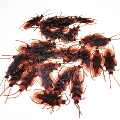 50/10/5PCS Fake Cockroach Centipede Scorpion Kids Trick Props Fake Roaches Plastic Bugs Toy Party Supplies Halloween Decoration