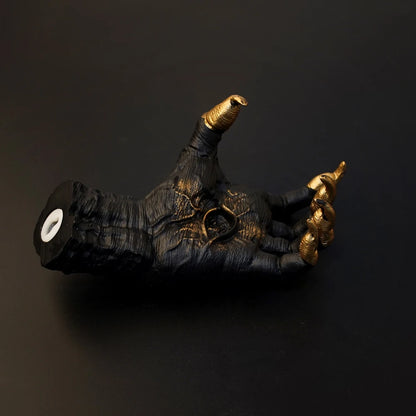 Gothic Witch's Hand Statues Creative Resin Ornament Aesthetic Wall Keys Hanging Rack Bag Hangers Wall Art Sculptures Home Decor