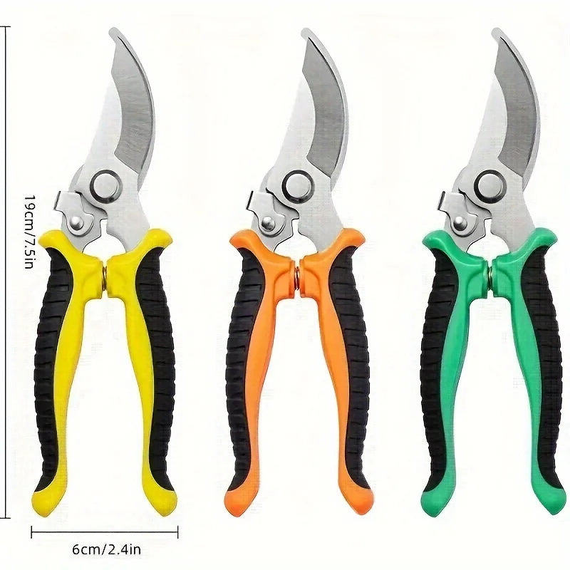 Professional Garden Scissors for Branch Trimming Fruit Tree Pruning Heavy Duty Household Gardening Shears